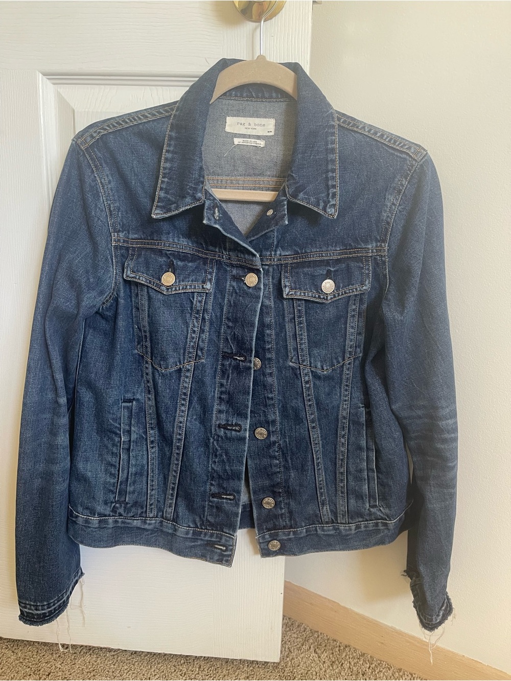 rag & bone Indigo Blue Denim Jacket